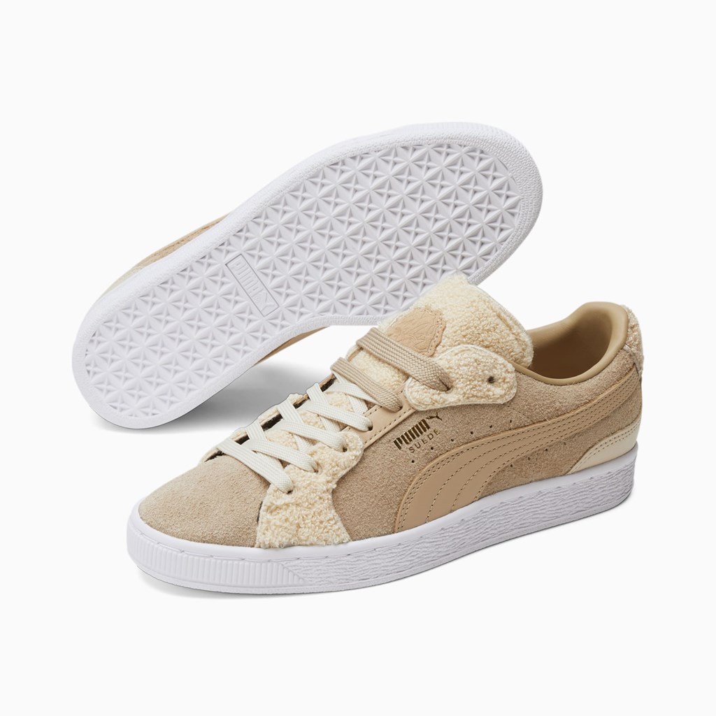 Puma High Court Cunning Suede Sneakers Dame Safari | OU8140257