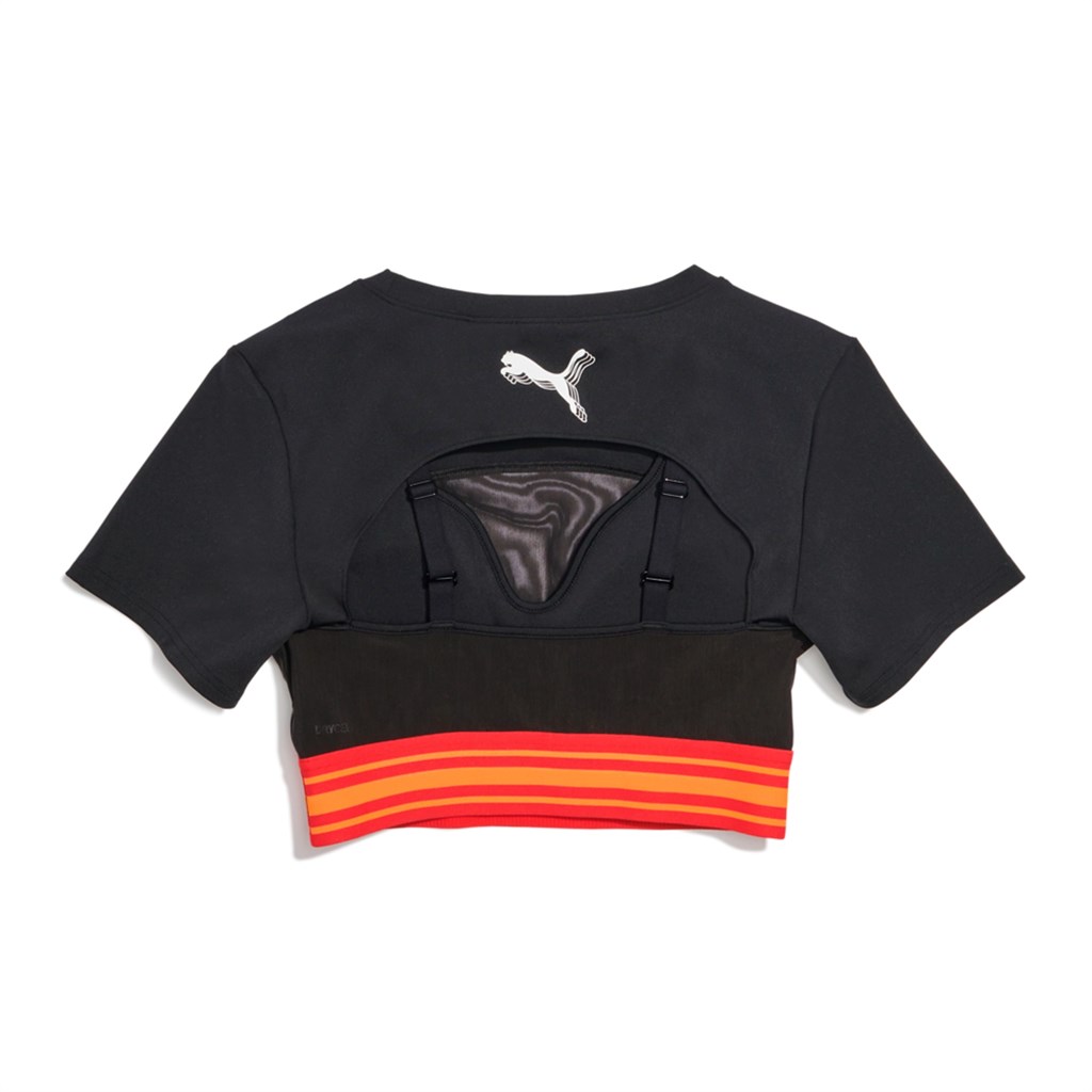 Puma High Court Ora Mesh Basketball Løbe T-shirt Dame Sort | 781639KWV