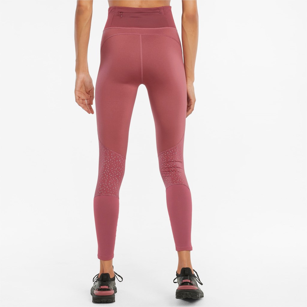 Puma High Talje Full-Length Løbe Leggings Dame Mauvewood | 016437FGQ