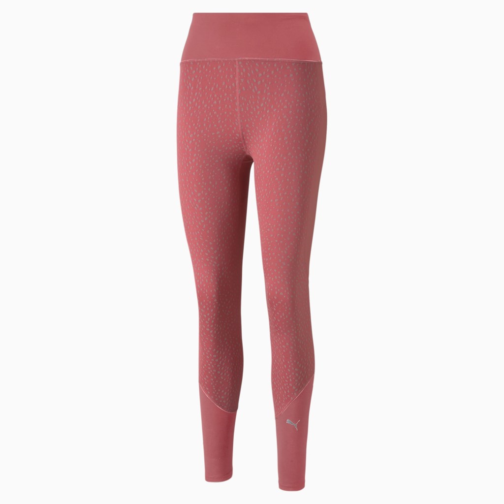 Puma High Talje Full-Length Løbe Leggings Dame Mauvewood | 016437FGQ