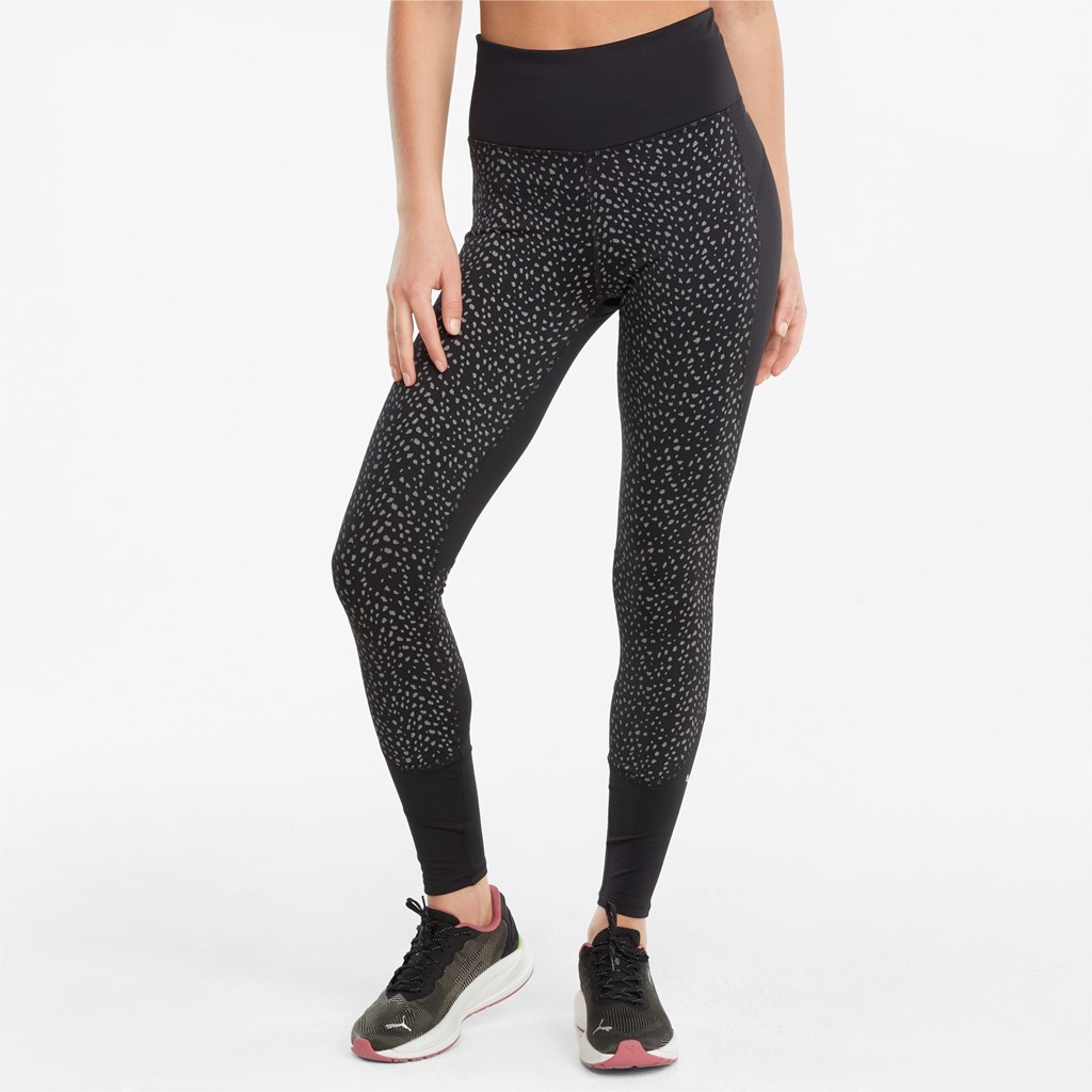 Puma High Talje Full-Length Løbe Leggings Dame Sort | 935127LYG