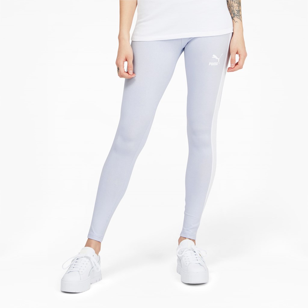 Puma Iconic T7 Leggings Dame Arctic Ice | 359142GSE