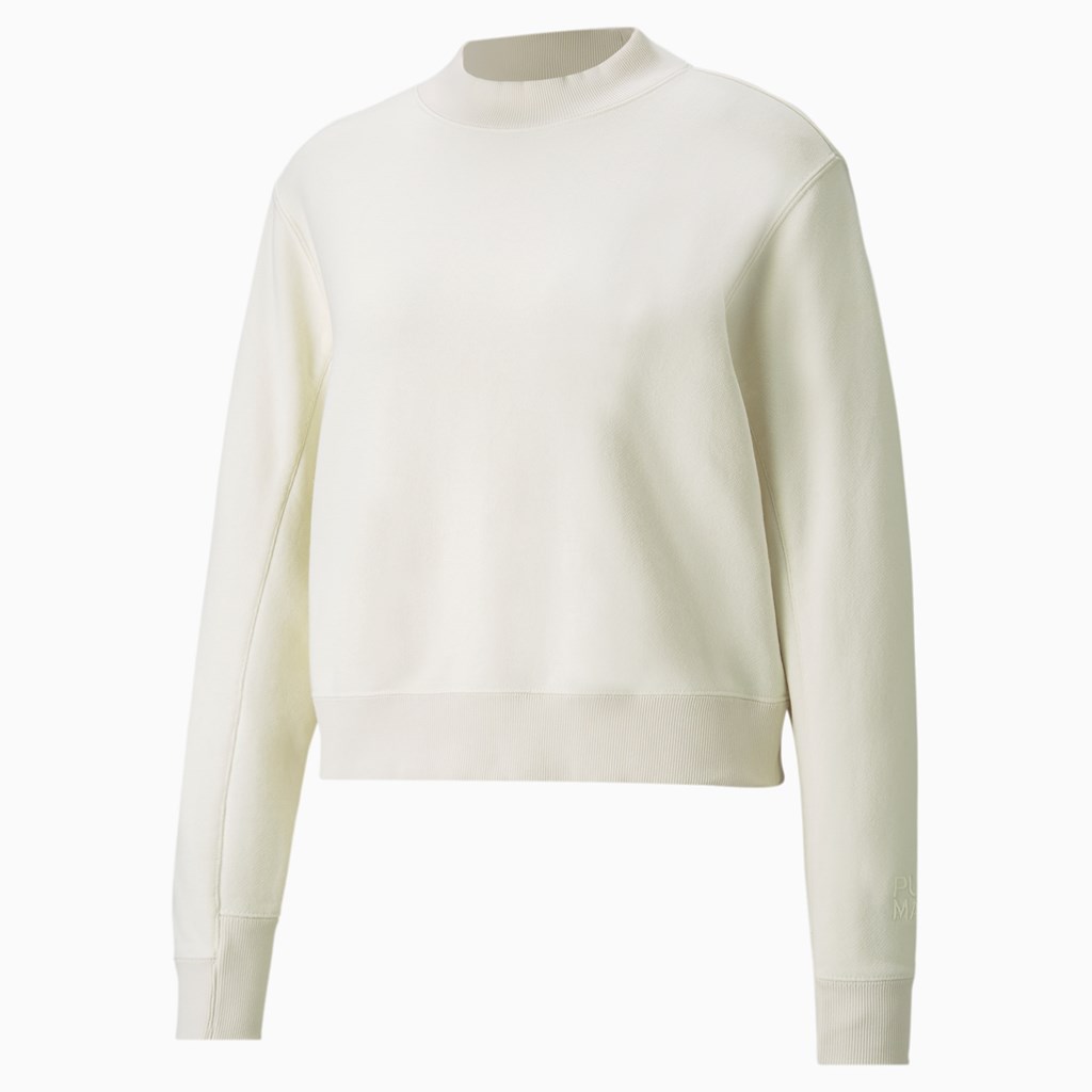 Puma Infuse Crew Neck Trøjer Dame Ivory Glow | KO6207859