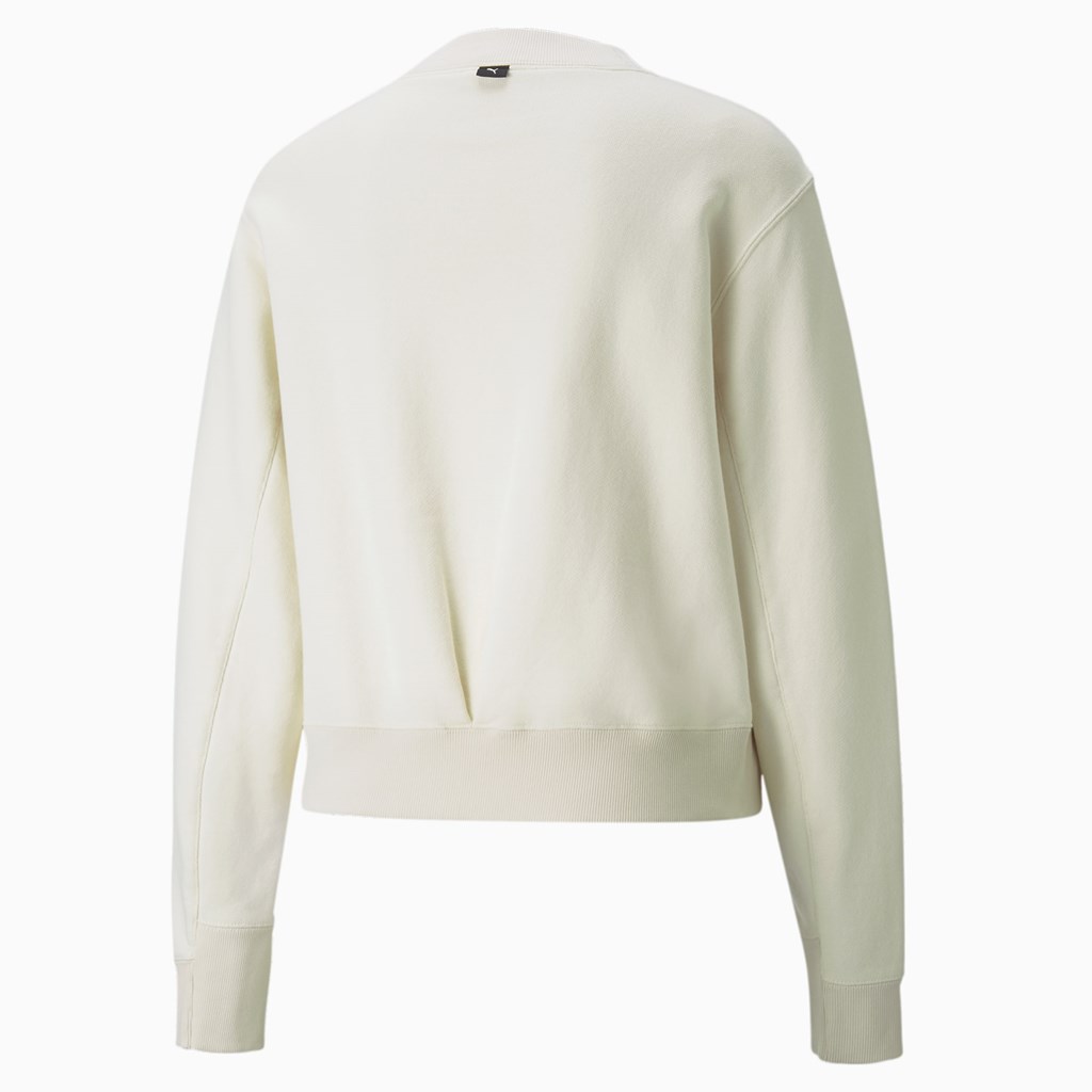 Puma Infuse Crew Neck Trøjer Dame Ivory Glow | KO6207859