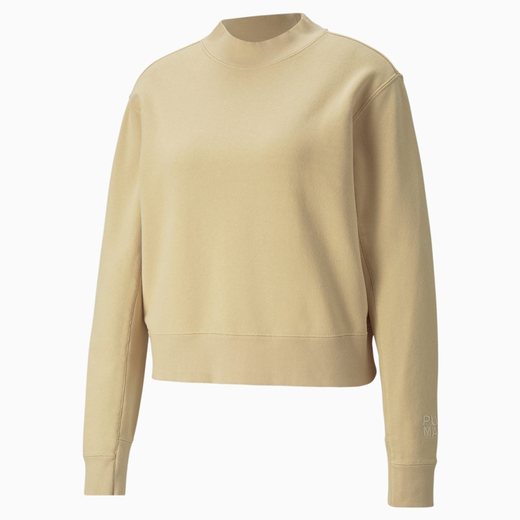 Puma Infuse Crew Neck Trøjer Dame Pebble | UV4635780