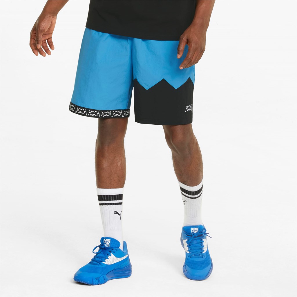 Puma Jaws Woven Basketball Shorts Herre Sort | 205916DVX