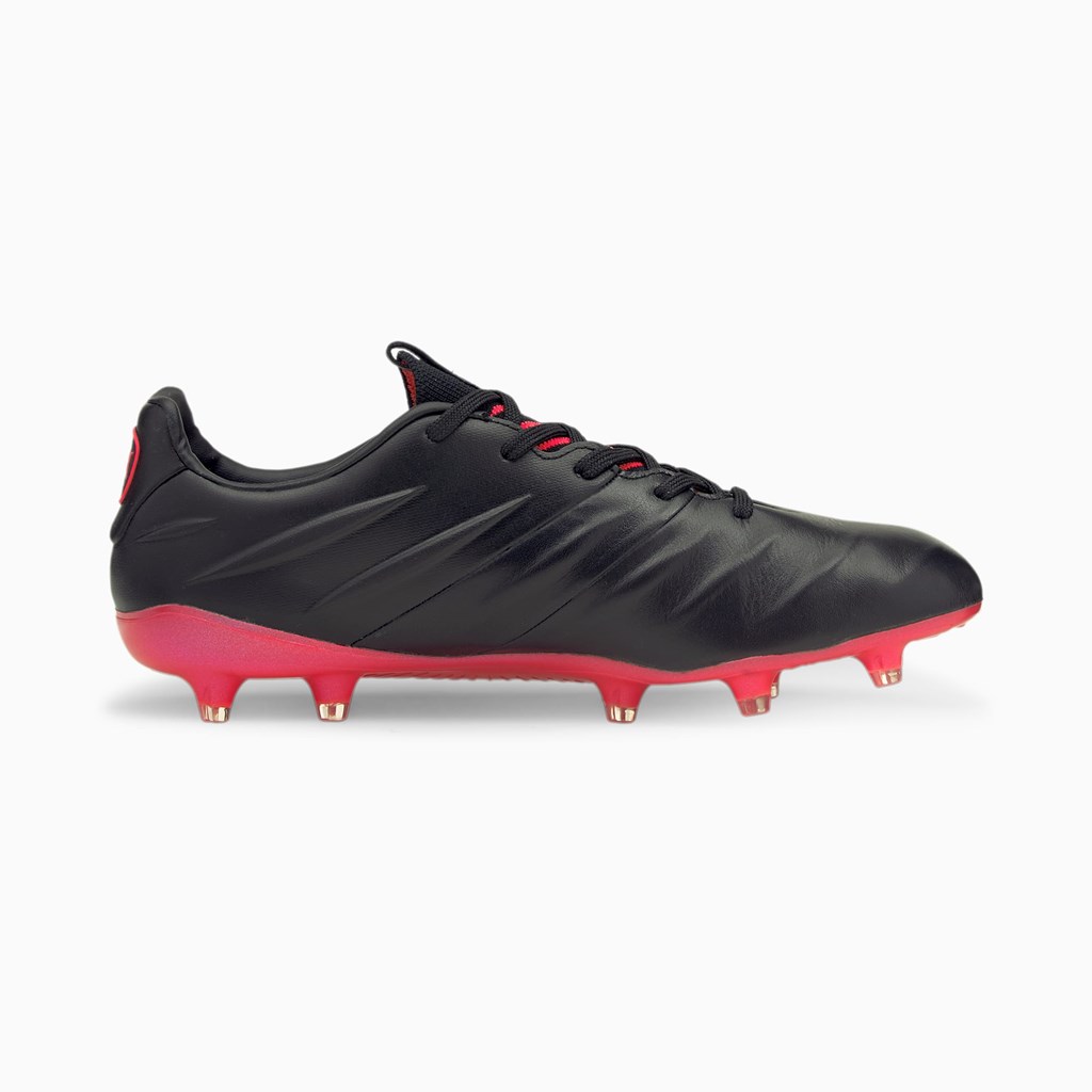 Puma KING Platinum 21 FG/AG Fodboldstøvler Herre Sort | ZU0675418