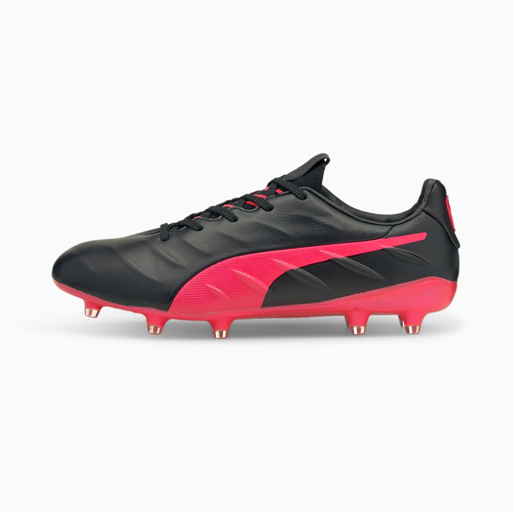 Puma KING Platinum 21 FG/AG Fodboldstøvler Herre Sort | ZU0675418