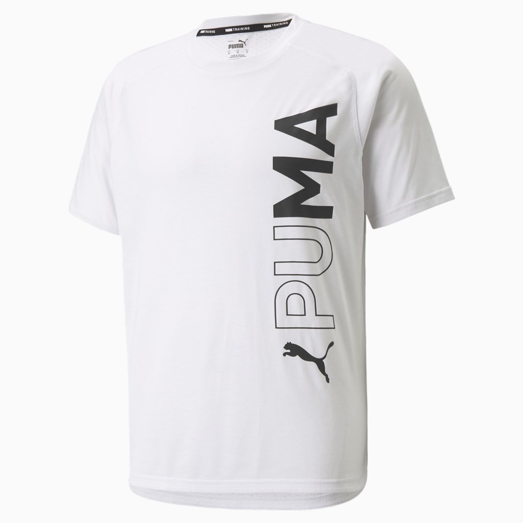 Puma Kort Sleeve Trænings Løbe T-shirt Herre Nimbus Cloud | 019875LMB