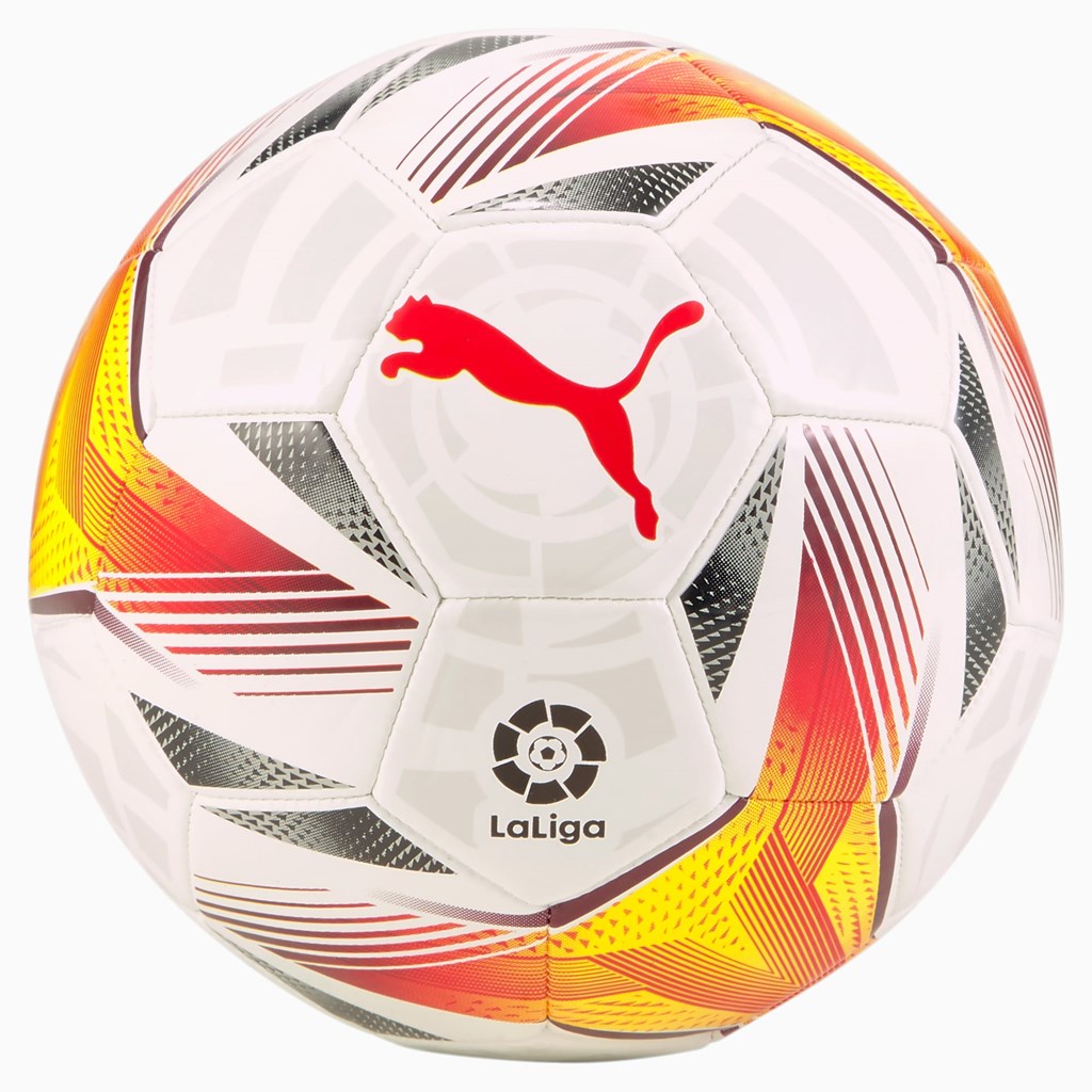 Puma La Liga 1 Accelerate Mini Ball Herre Hvide | 643807PZJ