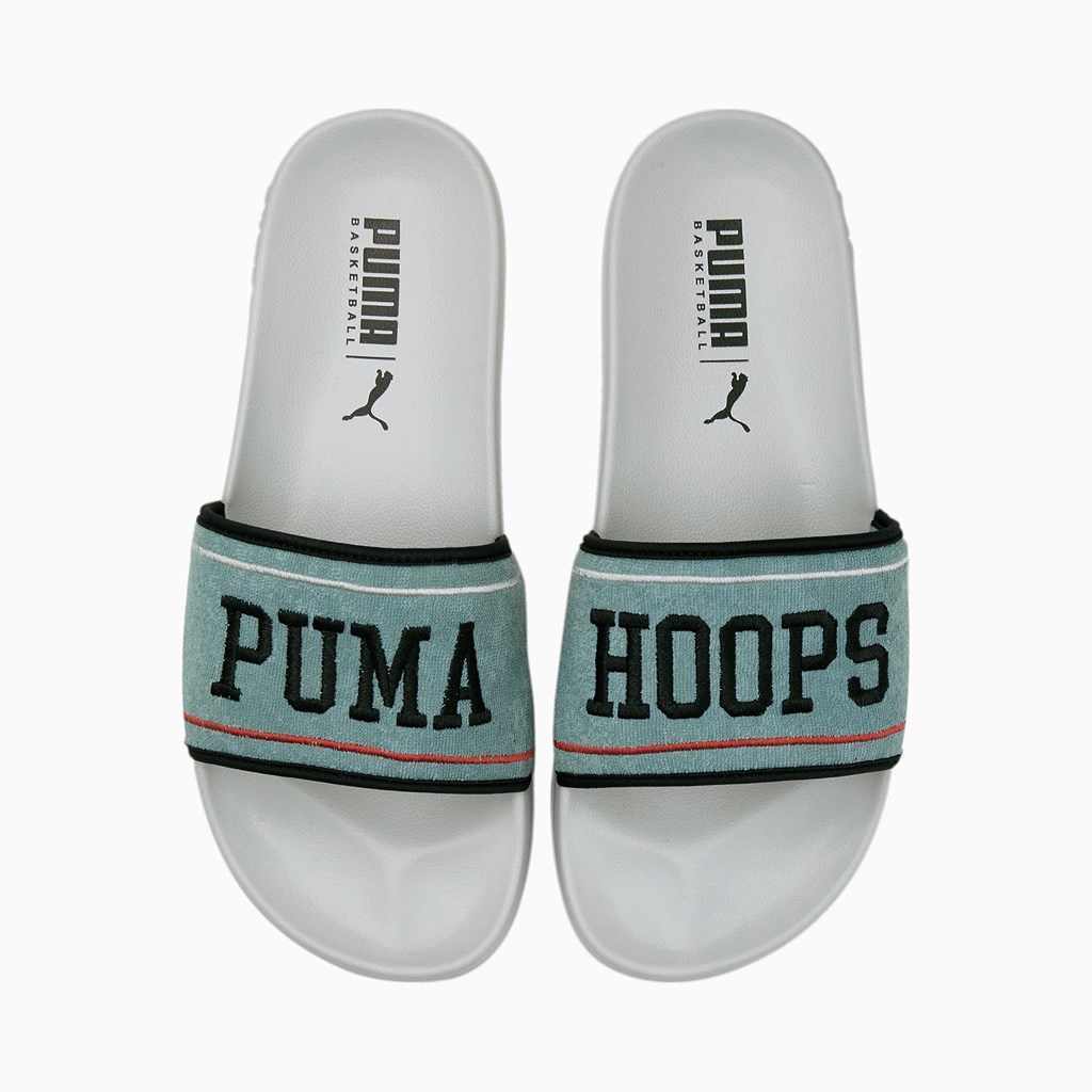 Puma Leadcat 2.0 Signature Basketball Badesandaler Herre Blå | 371089CAJ