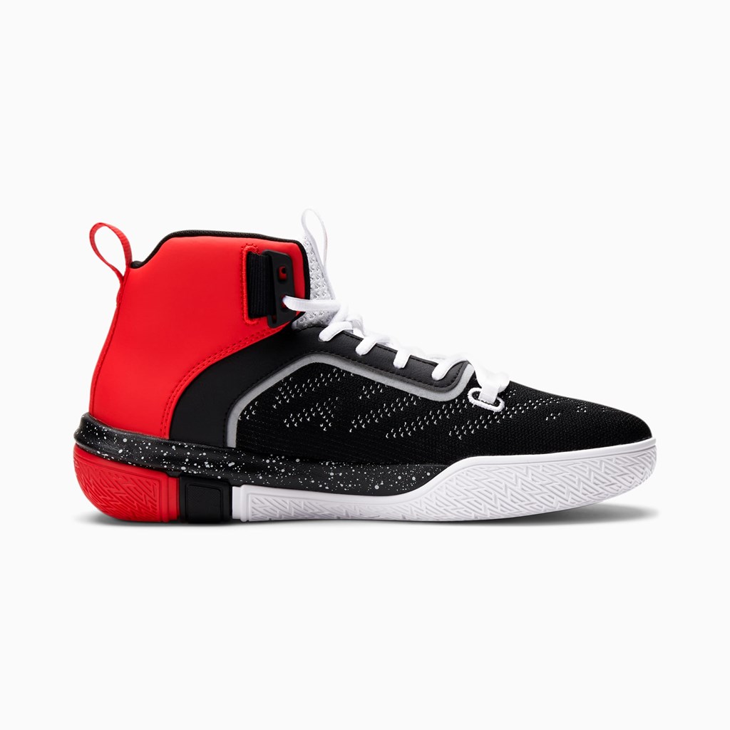 Puma Legacy Shammgod Basketball Sko Dame Sort Rød | 936184HWT