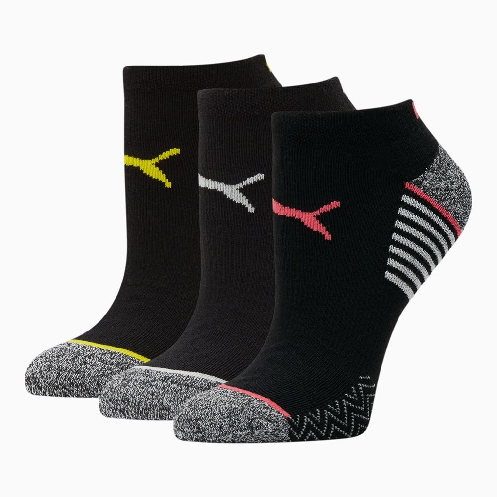 Puma Low Cut Socks [3 Pack] Sokker Dame Lyserød | LA3429076