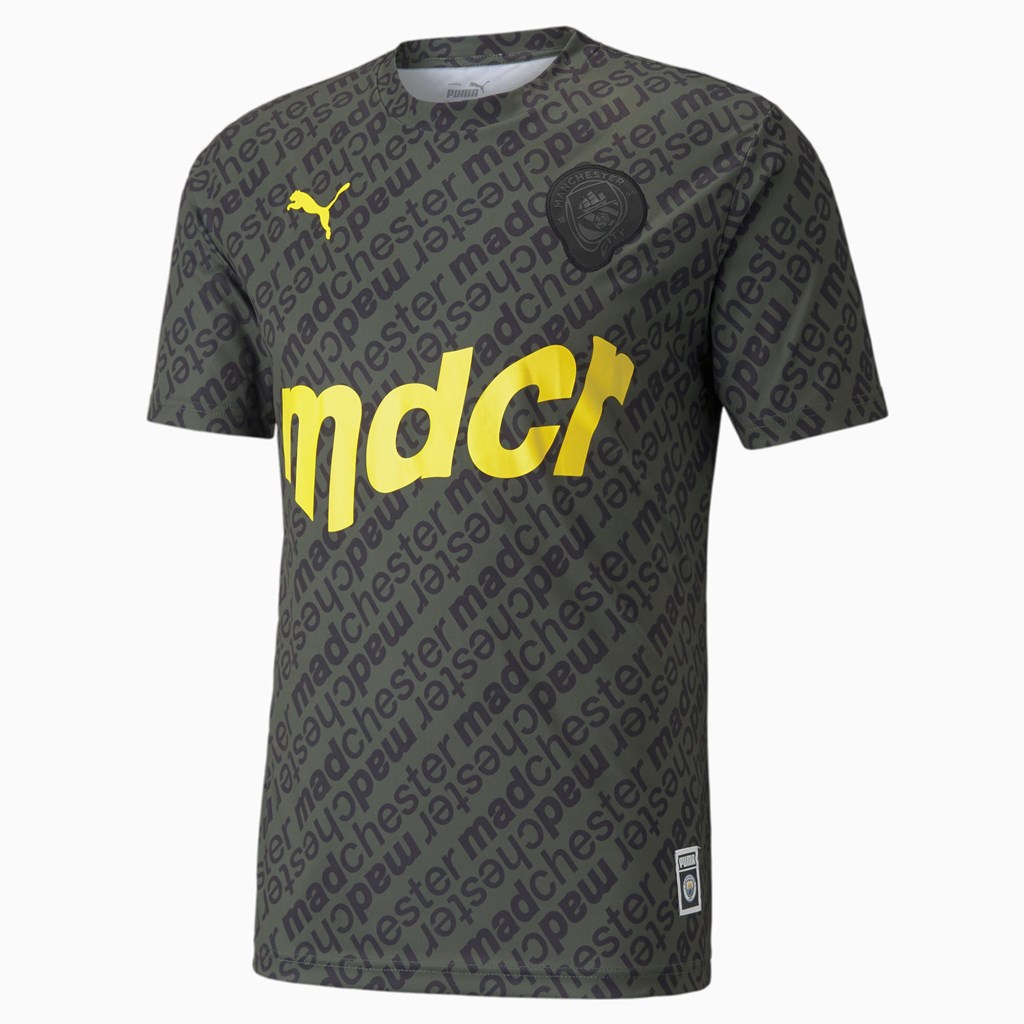 Puma MAN CITY x MDCR Soccer Jersey Herre Sort | 092514BRS