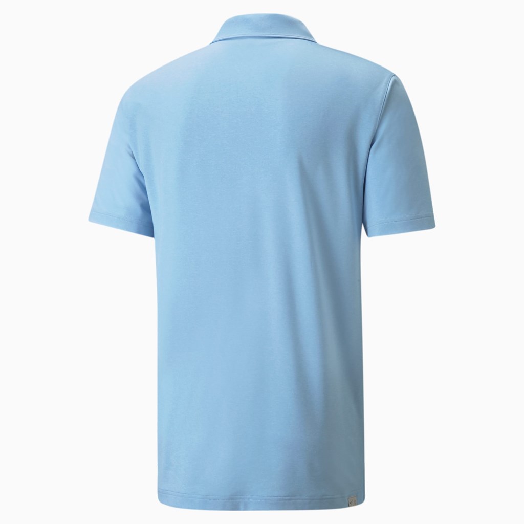 Puma MATTR Hazard Polo Shirt Herre Blå Hvide | 592671CSM