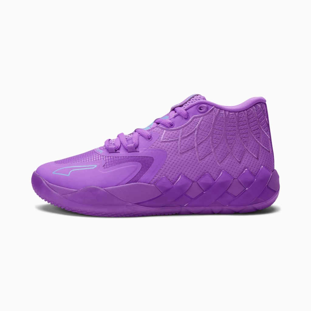 Puma MB.01 Queen City Basketball Sko Herre Lilla Blå | 576320SJE