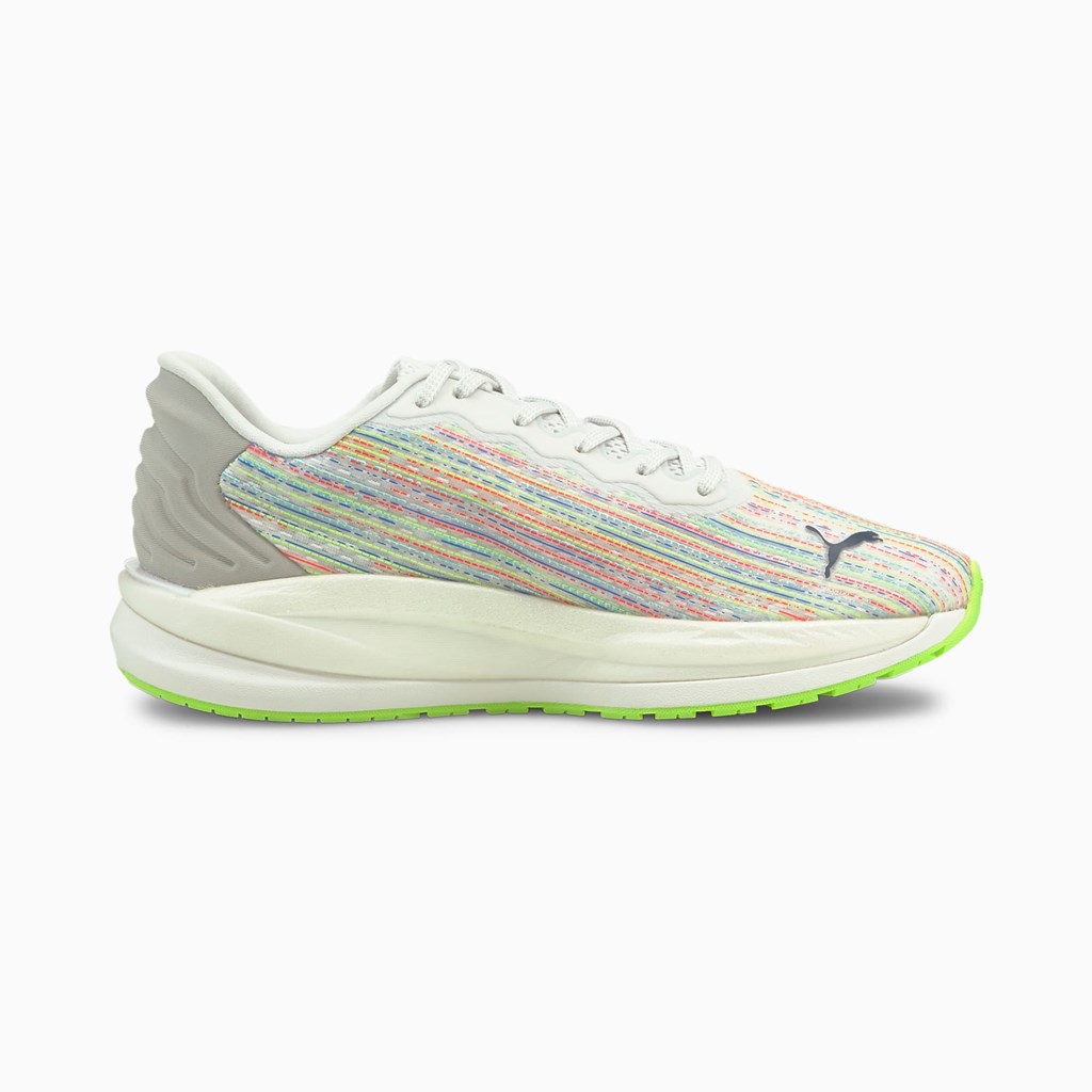 Puma Magnify Nitro SP Løbe Sneakers Dame Hvide Grøn | MZ3278940