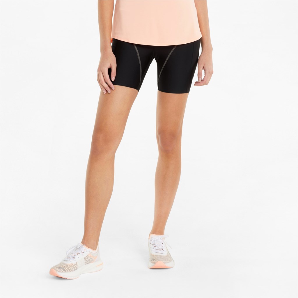 Puma Marathon 6" Kort Løbe Leggings Dame Sort | 871520SRG