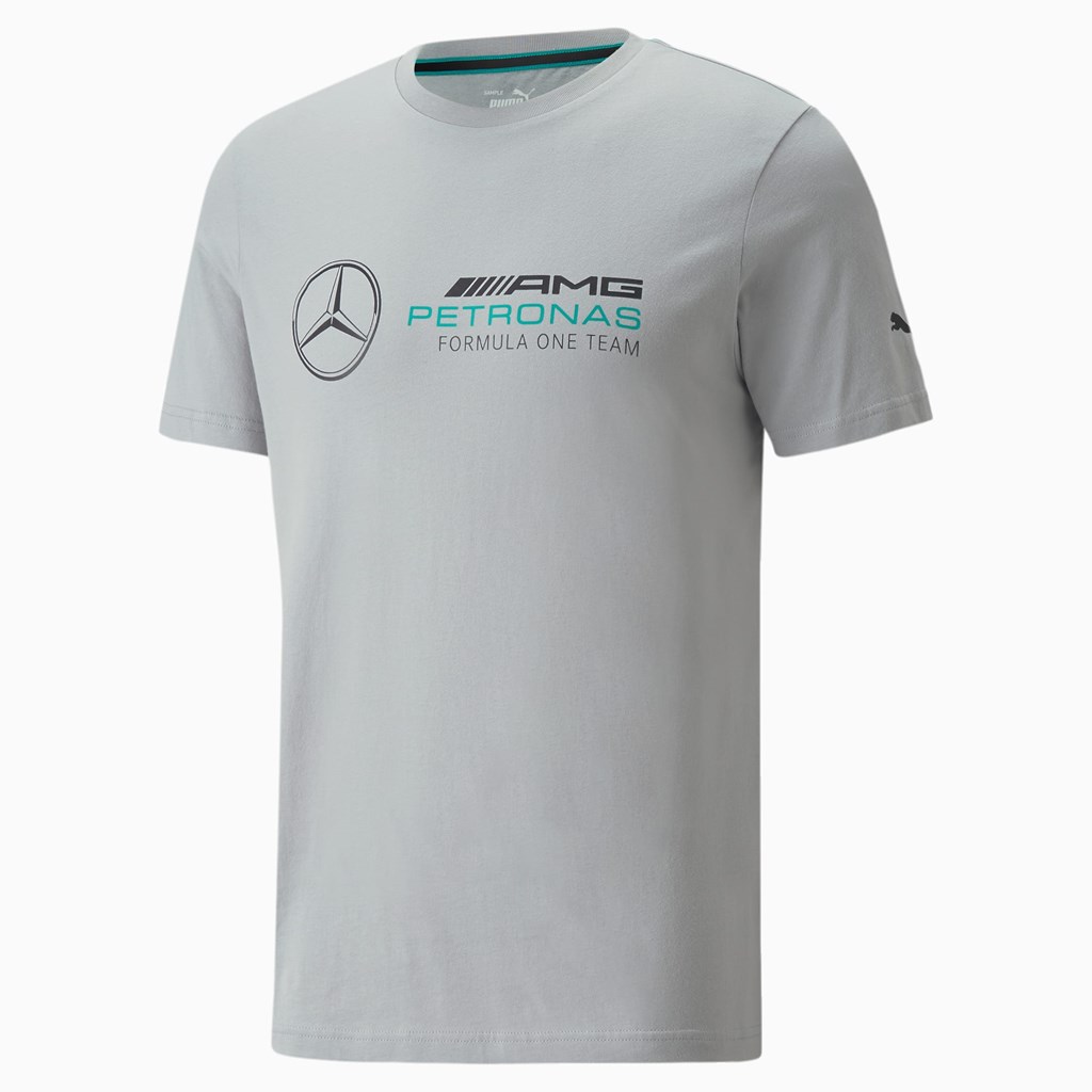 Puma Mercedes F1 ESS Logo Løbe T-shirt Herre Sølv | 347965BHO