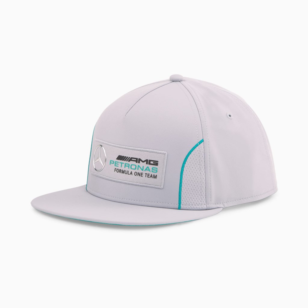 Puma Mercedes F1 Flade Brim Hat Herre Sølv | 537918GJP