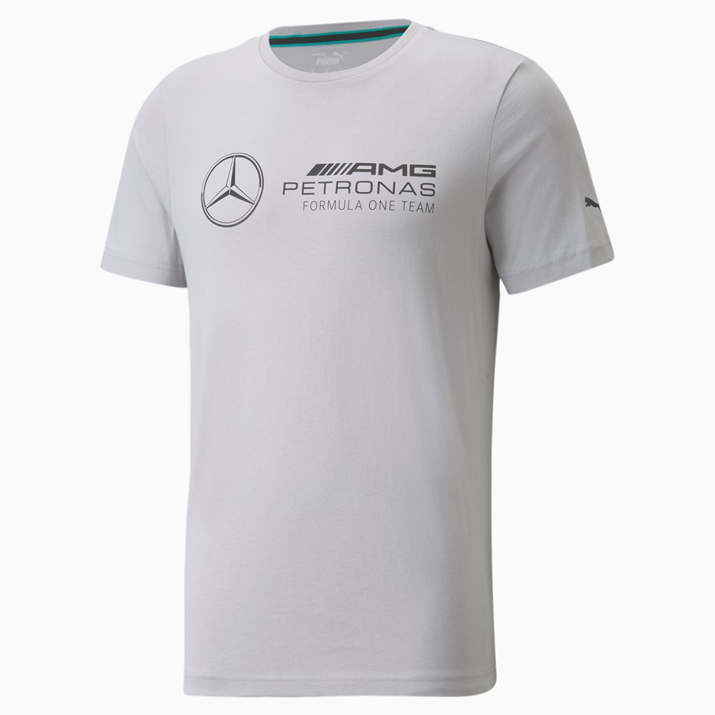 Puma Mercedes F1 Logo Løbe T-shirt Herre Sølv | 293604ICL