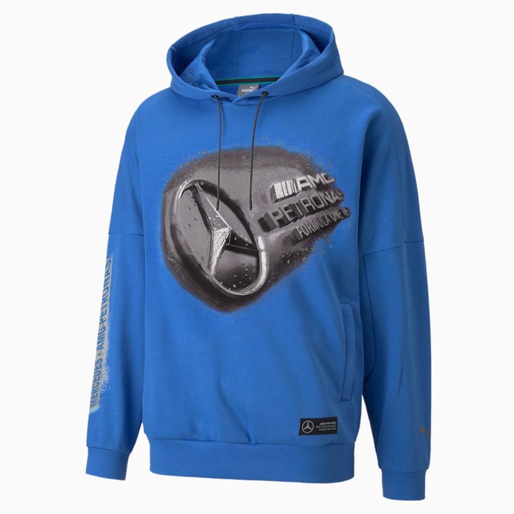 Puma Mercedes F1 Street Hættetrøje Herre Bluemazing | 849276SYI