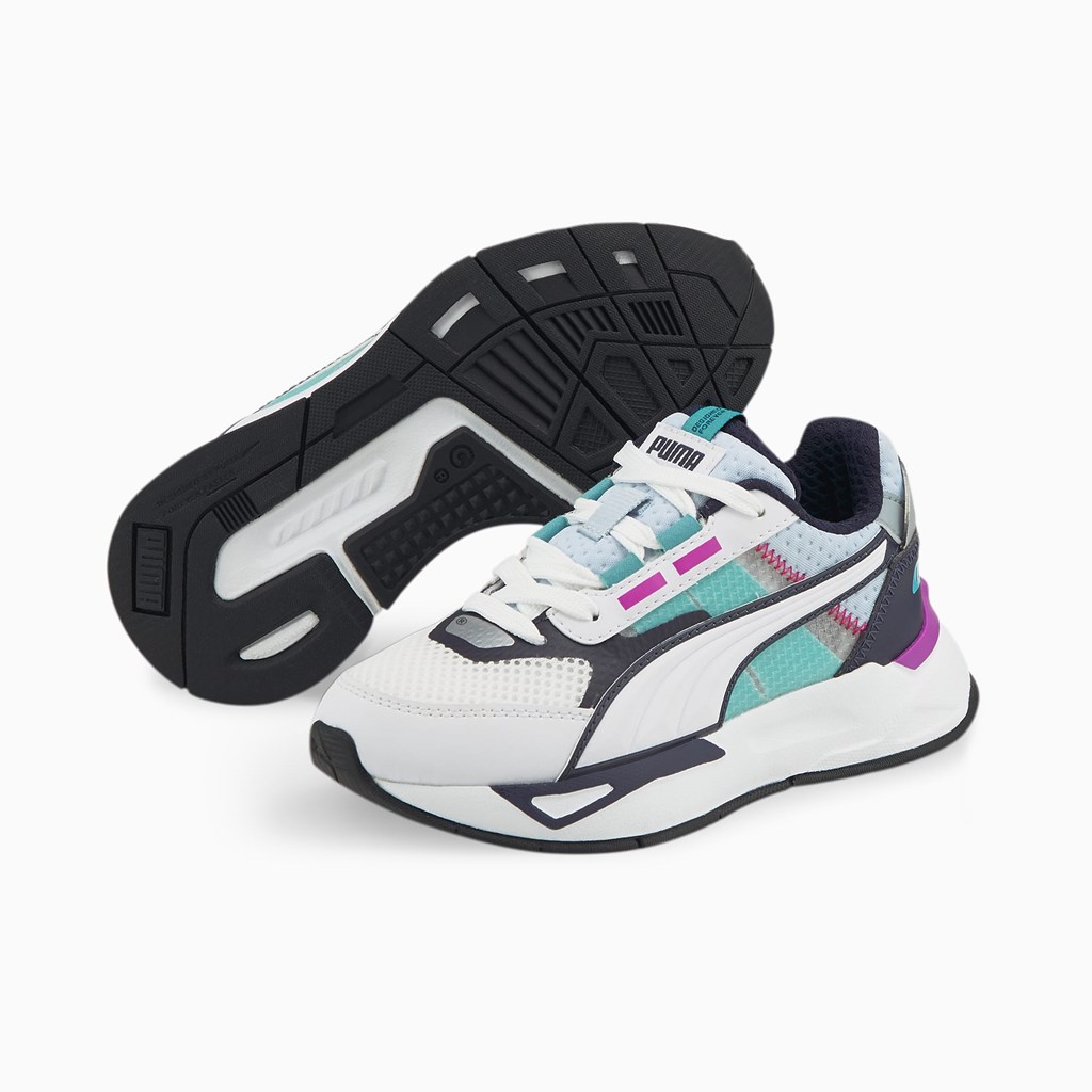 Puma Mirage Sports Tech Little Sneakers Drenge Hvide Dyb | 094652FVH