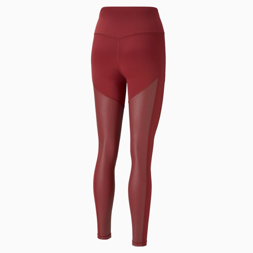 Puma Moto High Talje Full Trænings Leggings Dame Rød | 256918FGY