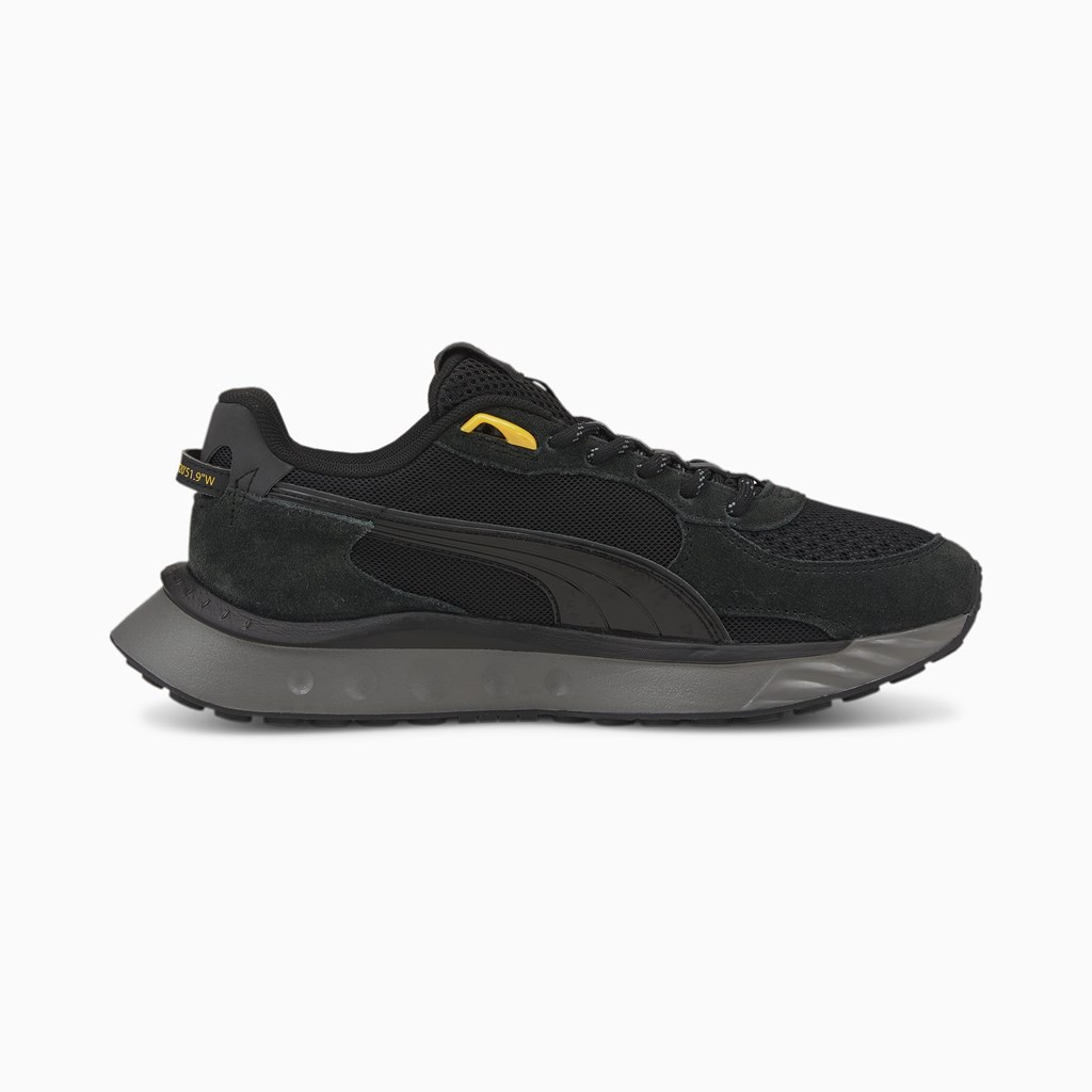 Puma Neymar Jr. Wild Rider Black Sneakers Herre Sort | OL7945806