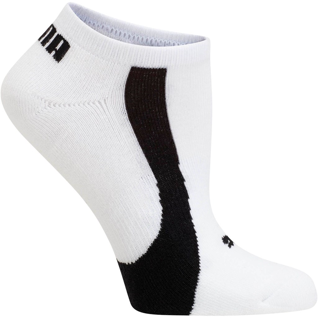 Puma No Show Socks [3 Pack] Sokker Dame Hvide Sort | YQ3217496