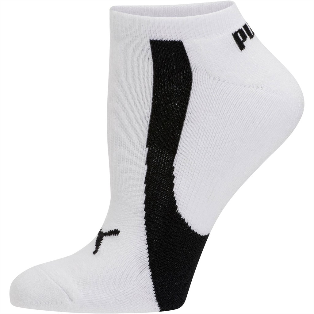 Puma No Show Socks [3 Pack] Sokker Dame Hvide Sort | YQ3217496