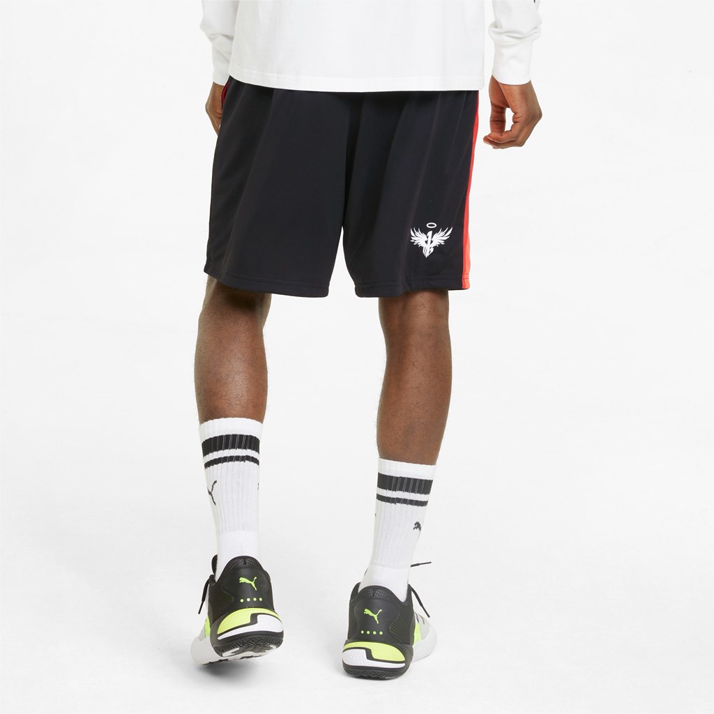 Puma One of One Flare Basketball Shorts Herre Sort | 439056OXF