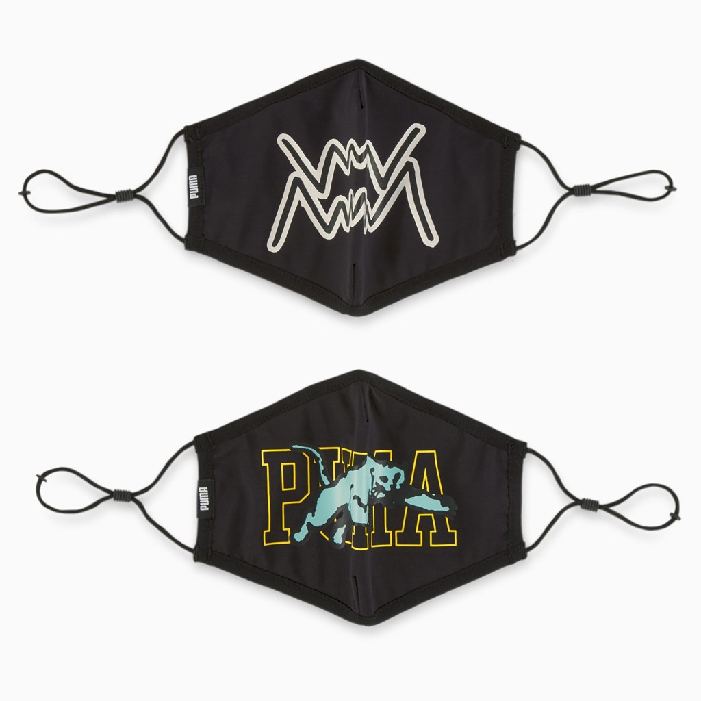 Puma PUMA Face Mask (Set of 2) Mask Herre Sort | 423968MQP