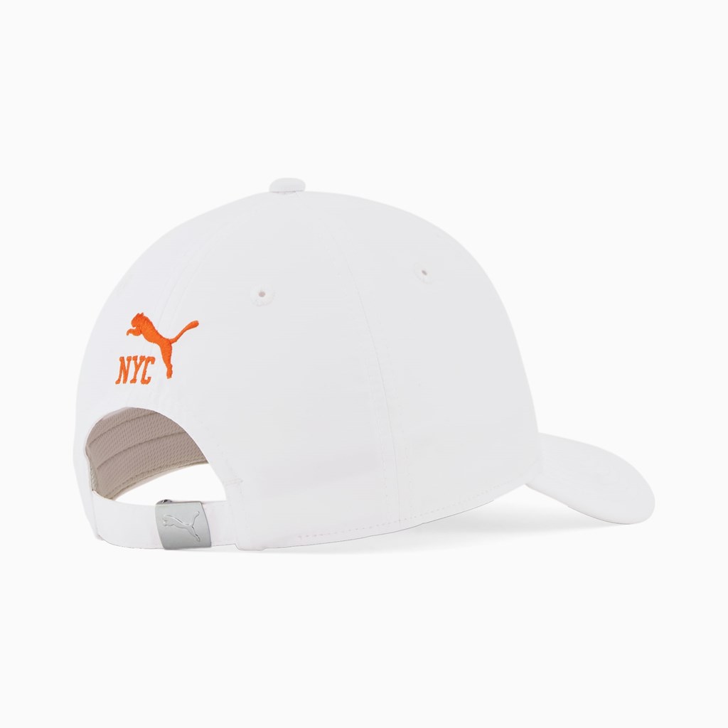 Puma PUMA NYC Archer Adjustable Hat Dame Hvide | 984712VPA