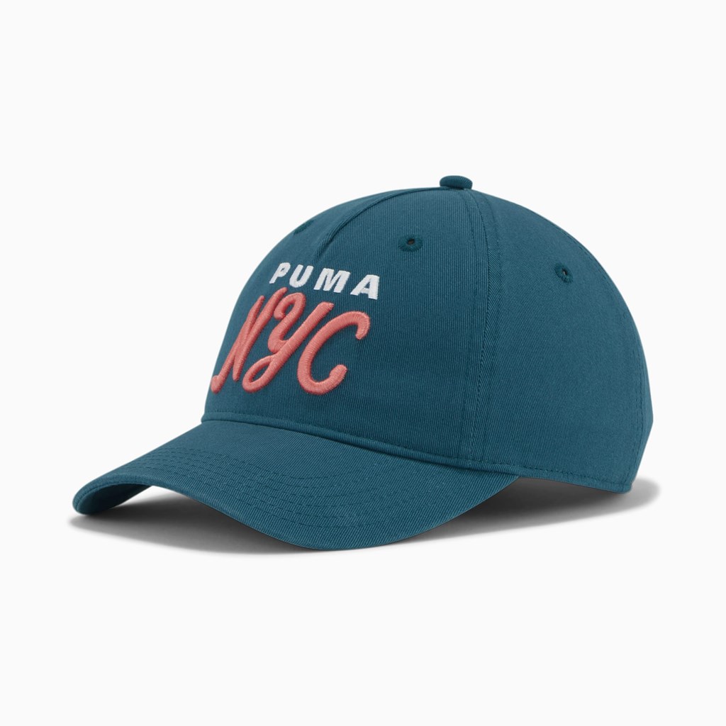 Puma PUMA NYC Birchbrook Adjustable Hat Dame Blå | 835914FCY