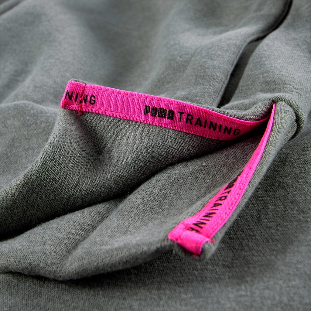 Puma PUMA x BARBELLS FOR BOOBS Zip Front Trænings Hættetrøje Dame Medium Gray Heather | 316804RKP