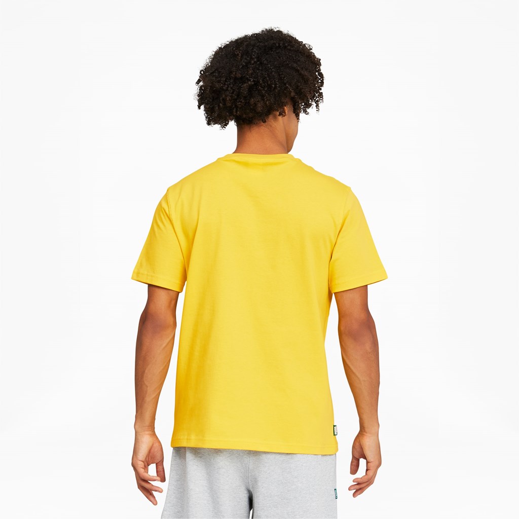 Puma PUMA x BUTTER GOODS Graphic Løbe T-shirt Herre Maize | 635028IXA