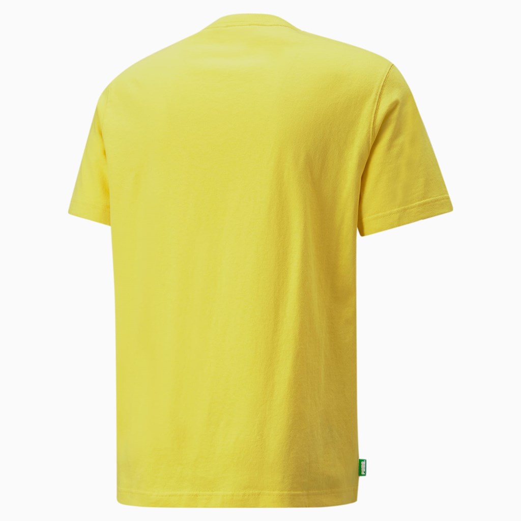 Puma PUMA x BUTTER GOODS Graphic Løbe T-shirt Herre Maize | 635028IXA