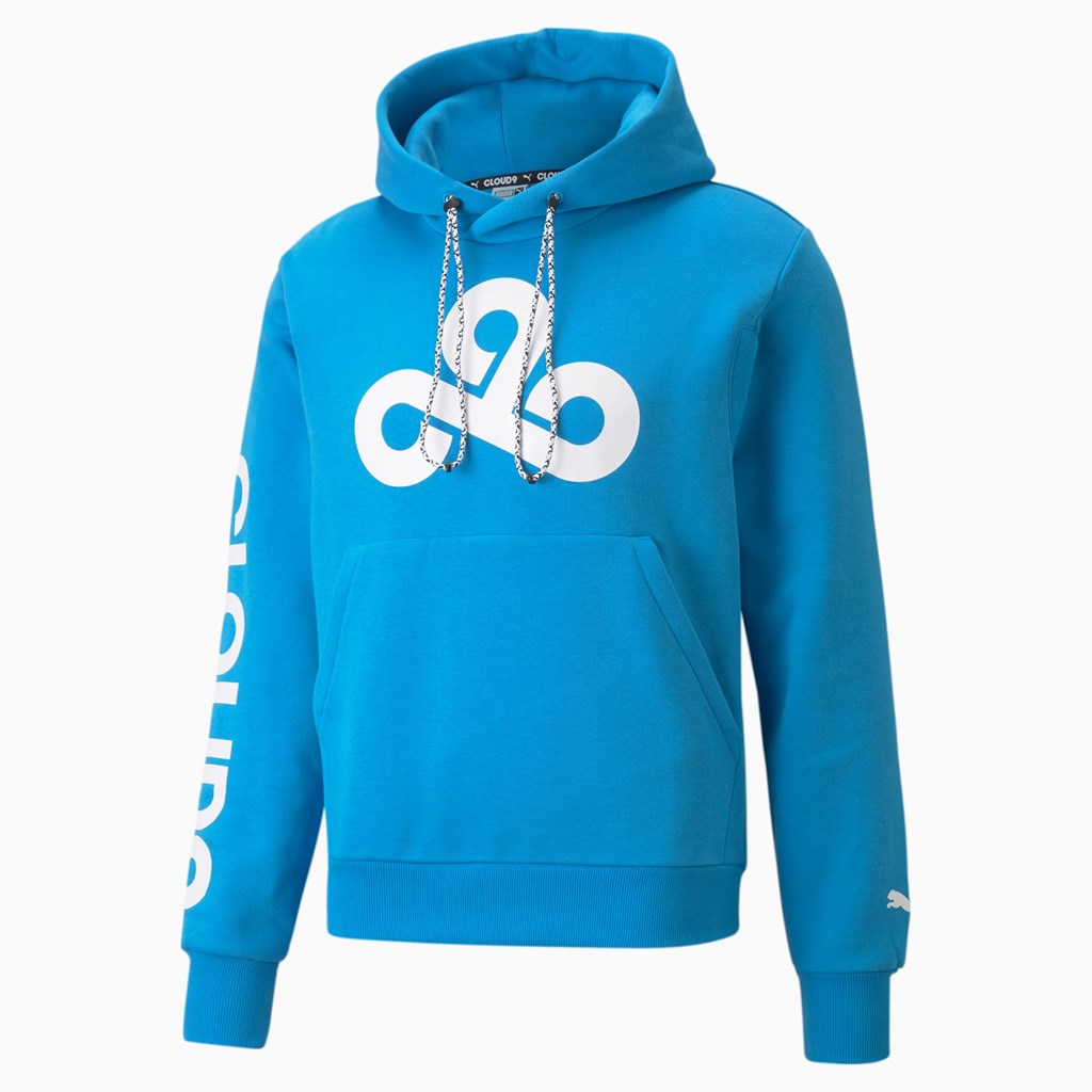 Puma PUMA x CLOUD9 Graphic Esports Hættetrøje Herre Bleu Azur | 384596ZNG