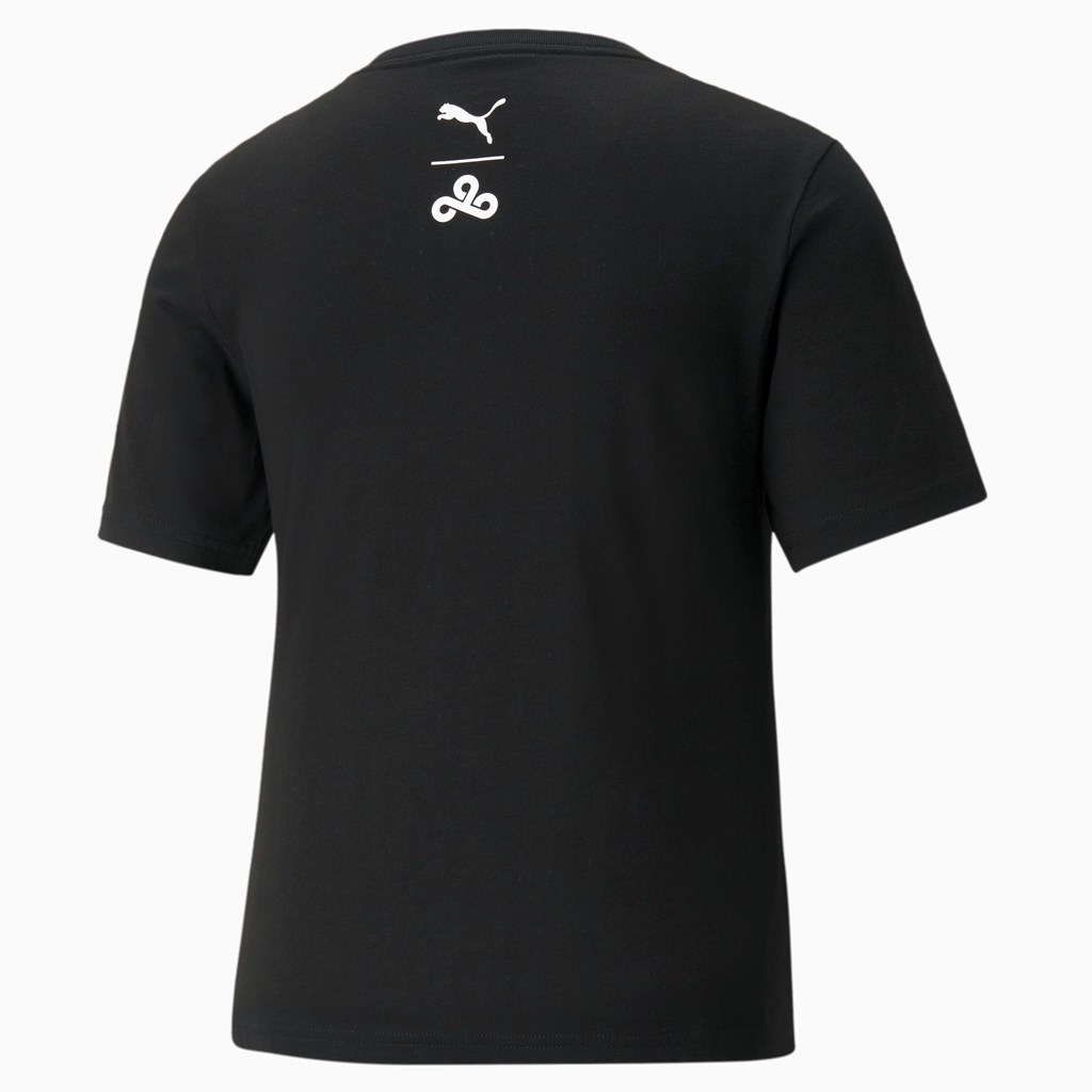 Puma PUMA x CLOUD9 Graphic Esports Løbe T-shirt Dame Sort | 519803OTB