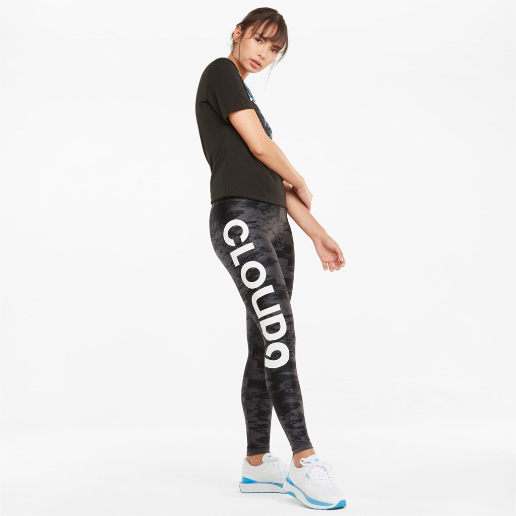 Puma PUMA x CLOUD9 Printed Esports Leggings Dame Sort | 012346YTE