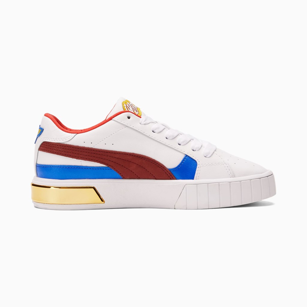 Puma PUMA x DC Justice League Cali Star Wonder Sneakers Dame Hvide Rød | GP6308279