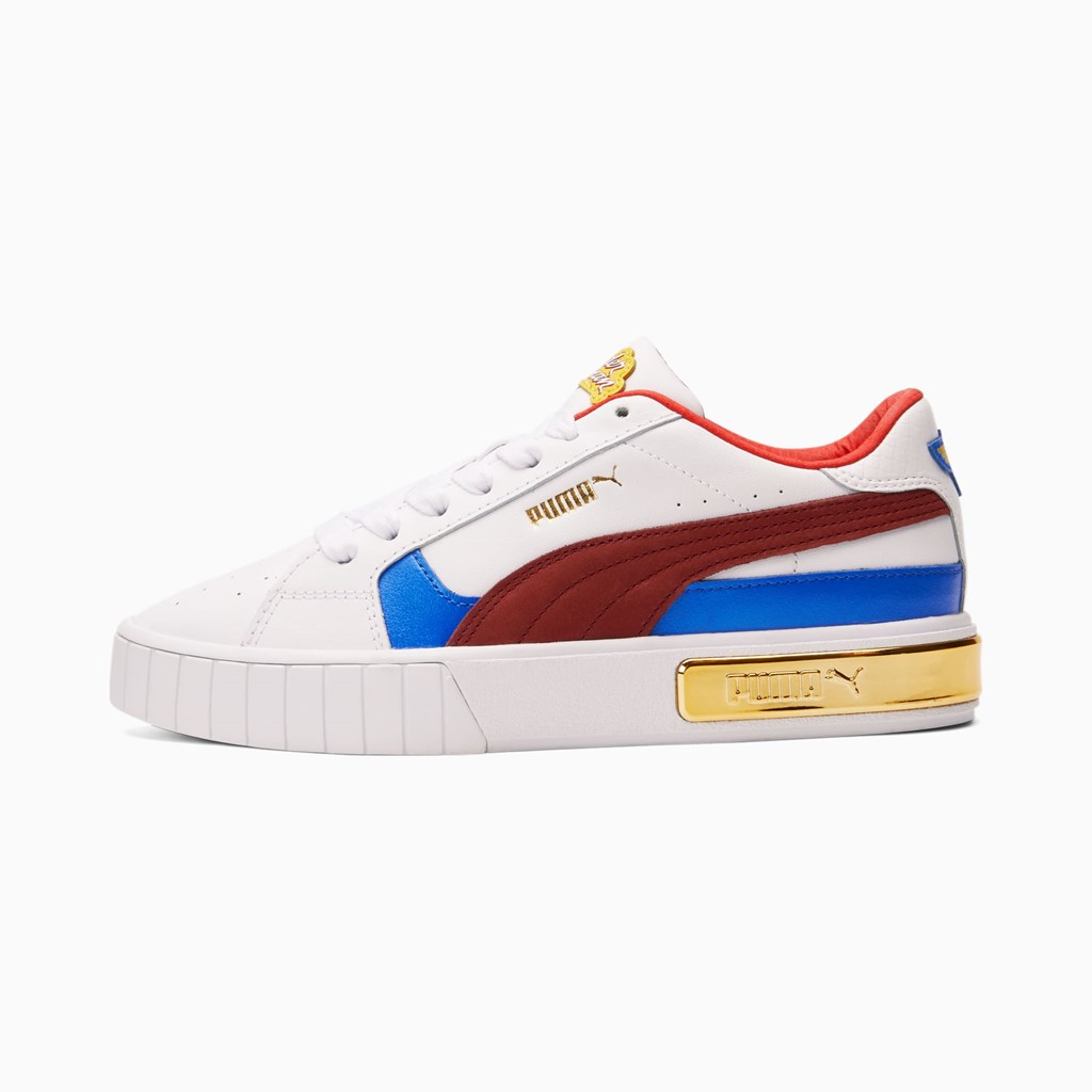 Puma PUMA x DC Justice League Cali Star Wonder Sneakers Dame Hvide Rød | GP6308279