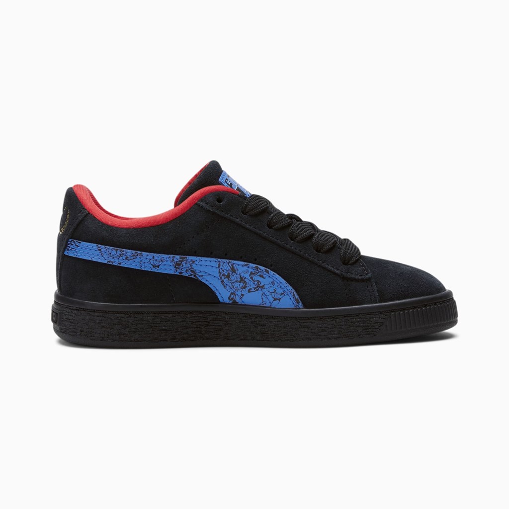 Puma PUMA x DC Justice League Suede Little Sneakers Drenge Sort | 698715VWX