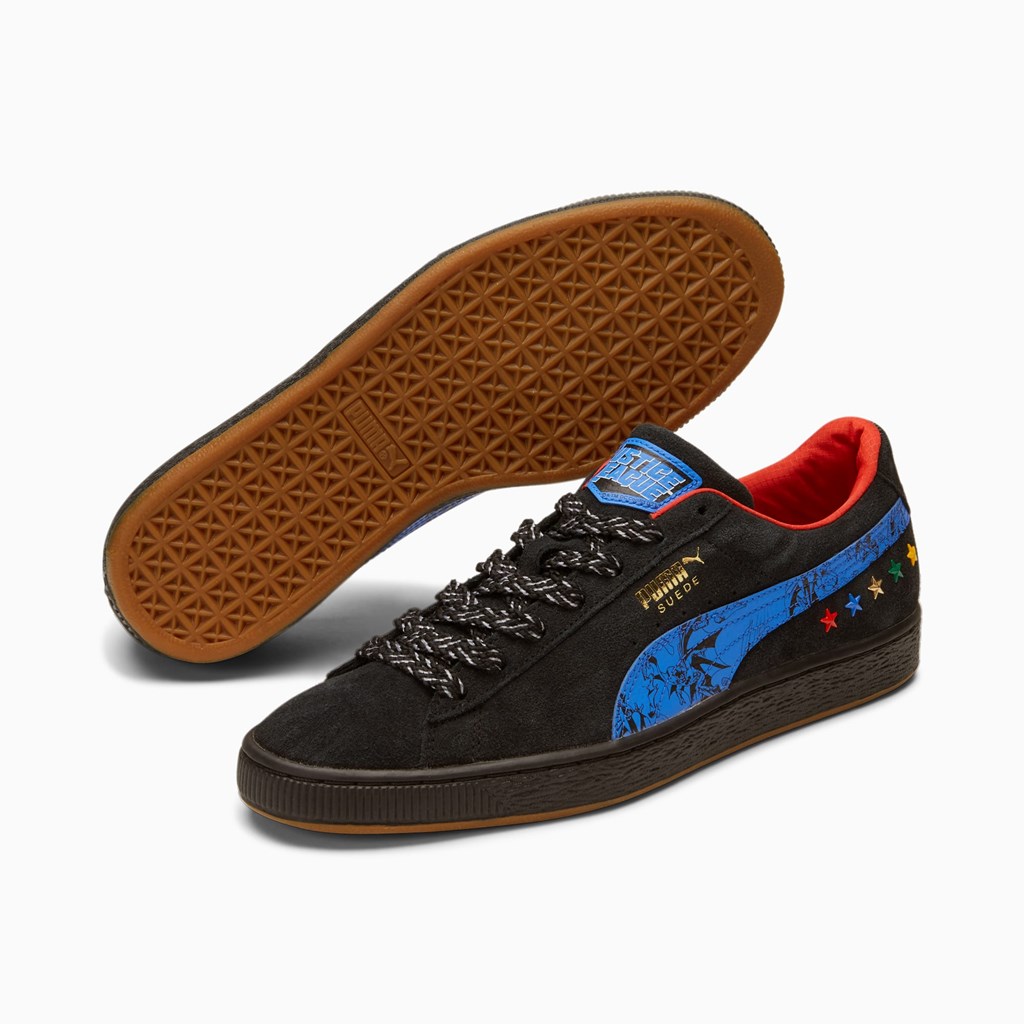 Puma PUMA x DC Justice League Suede Sneakers Herre Sort | ZU9273015