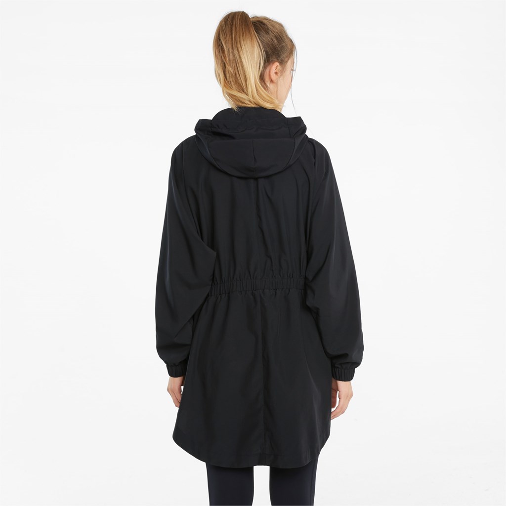 Puma PUMA x FIRST MILE Full-Zip Trænings Poncho Dame Sort | 670829GHX