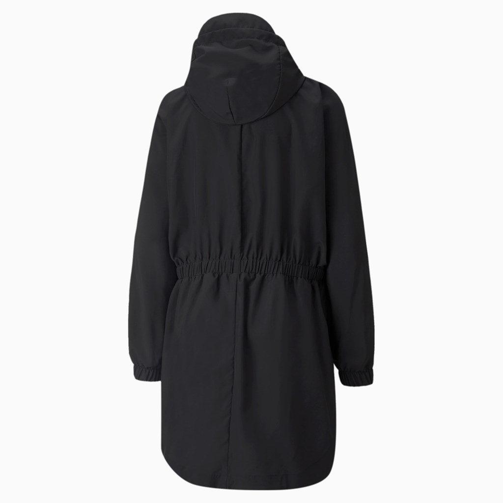 Puma PUMA x FIRST MILE Full-Zip Trænings Poncho Dame Sort | 670829GHX