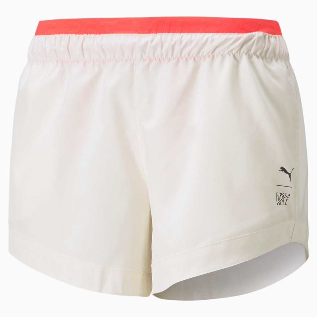 Puma PUMA x FIRST MILE Woven Trænings Shorts Dame Ivory Glow | 403895WAV