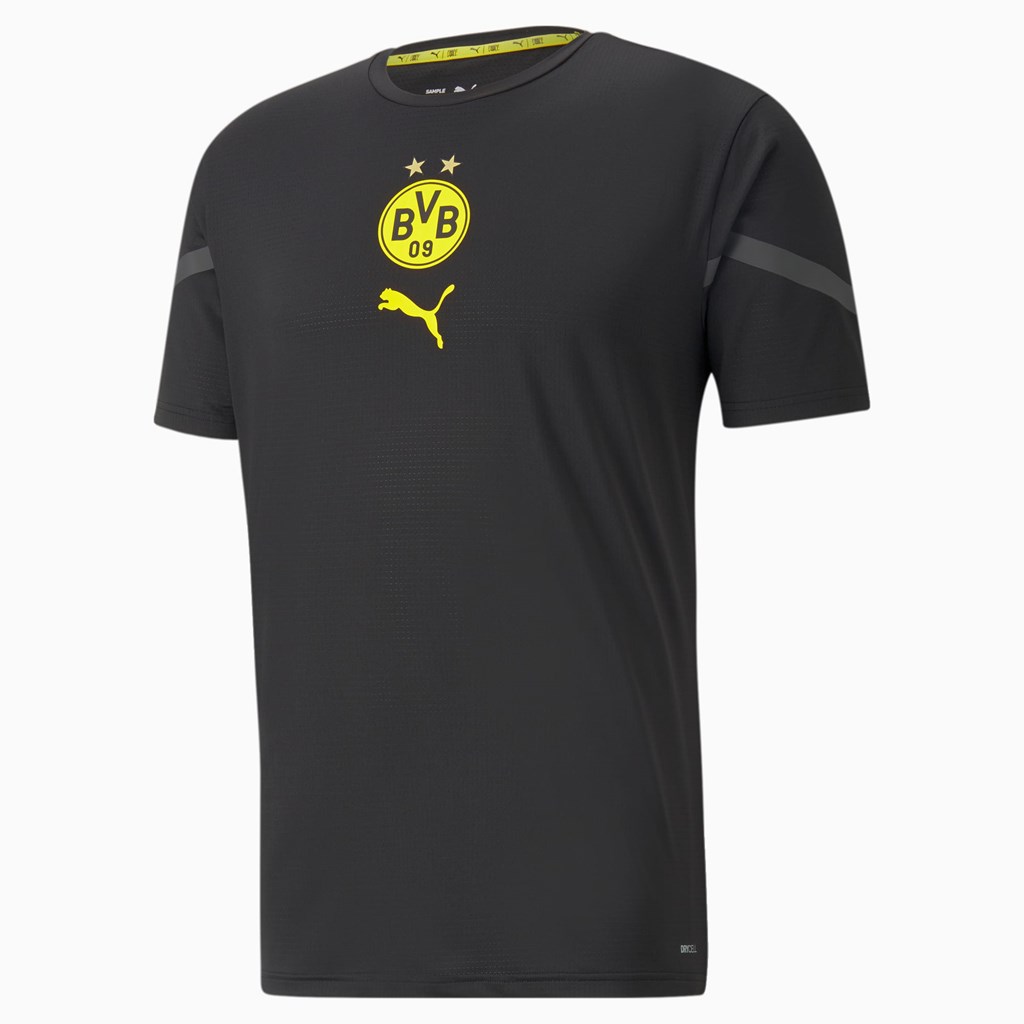 Puma PUMA x First Mile BVB Prematch Jersey Herre Sort | 396520AYZ