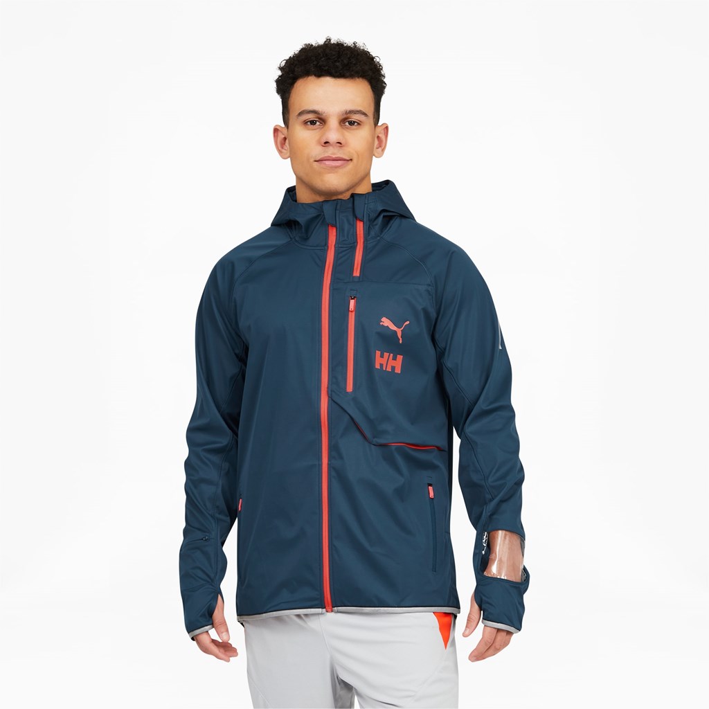 Puma PUMA x HELLY HANSEN Løbe Jakke Herre Blå | 857029GDO